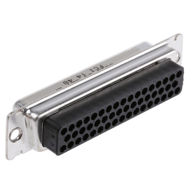 Amphenol ICC 8656 50 Way Cable Mount D-sub Connector Socket, 2.76mm Pitch