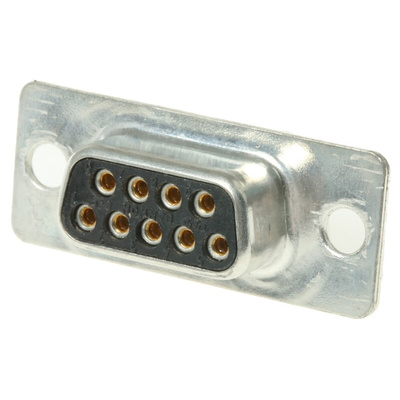 ITT Cannon D* 9 Way Panel Mount D-sub Connector Socket