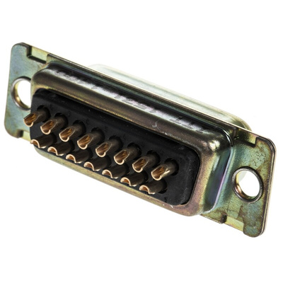 ITT Cannon D*M 15 Way Panel Mount D-sub Connector Plug