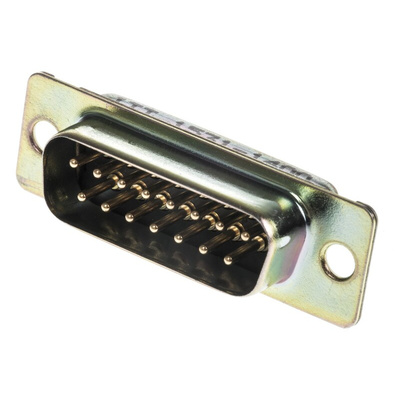 ITT Cannon D*M 15 Way Panel Mount D-sub Connector Plug
