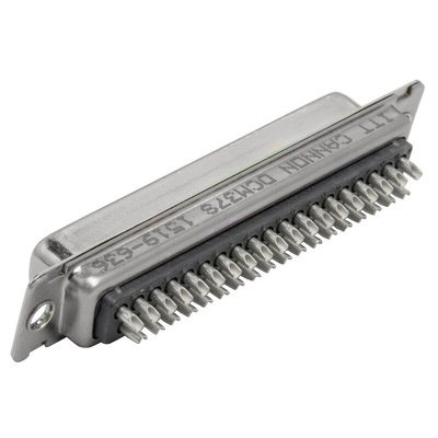 ITT Cannon D*M 37 Way Panel Mount D-sub Connector Socket, 2.84mm Pitch