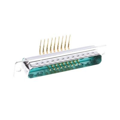 FCT from Molex FM 4 (Power), 17 (Signal) Way Right Angle Through Hole D-sub Connector Plug