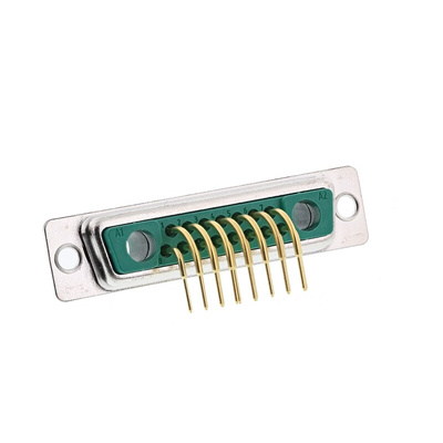 FCT from Molex FM 2 (Power), 15 (Signal) Way Right Angle Through Hole D-sub Connector Socket