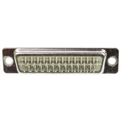 HARTING D-Sub Standard 25 Way Through Hole D-sub Connector Socket, 2.76mm Pitch, with 3.05 mounting hole
