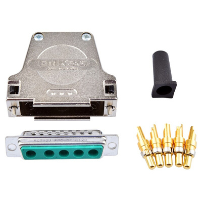 FCT from Molex FMK 5 Way Cable Mount D-sub Connector Plug