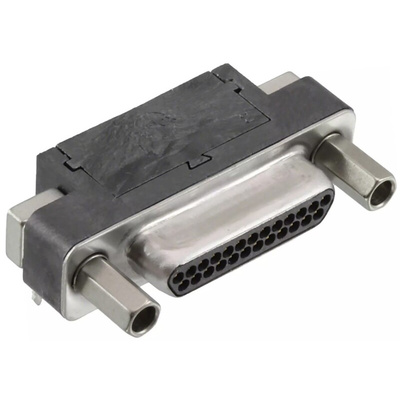 Molex CMD 25 Way Right Angle Through Hole D-sub Connector Plug, 1.27mm Pitch