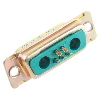 Amphenol ICC DMW 7 Way Panel Mount D-sub Connector Socket