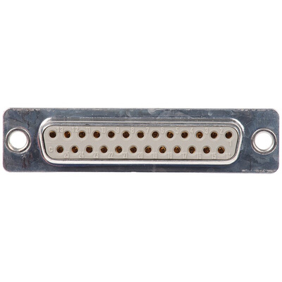 HARTING 0967 25 Way Panel Mount D-sub Connector Socket, 2.76mm Pitch