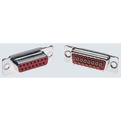 FCT from Molex 25 Way Panel Mount D-sub Connector Socket