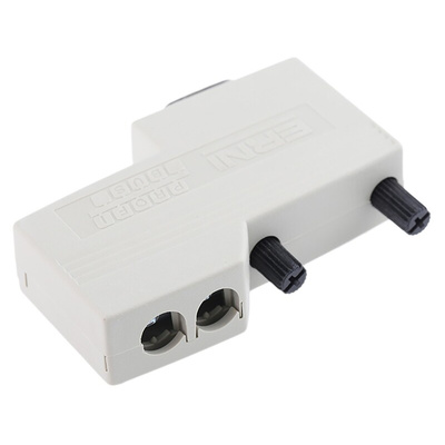ERNI 9 Way Right Angle Cable Mount D-sub Connector Plug