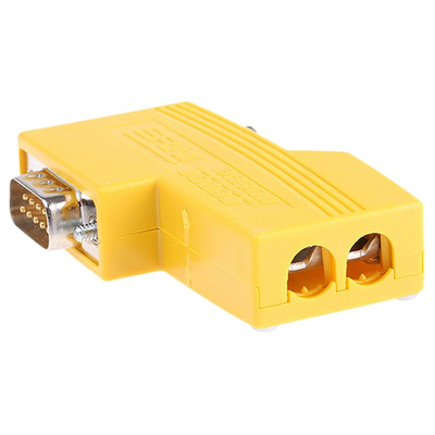 ERNI 9 Way Right Angle Cable Mount D-sub Connector Plug