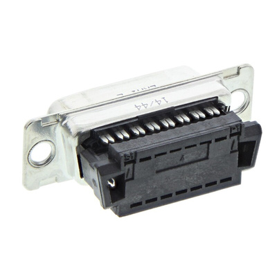 Provertha TMC-SK 15 Way Right Angle Cable Mount D-sub Connector Plug, 1.27mm Pitch