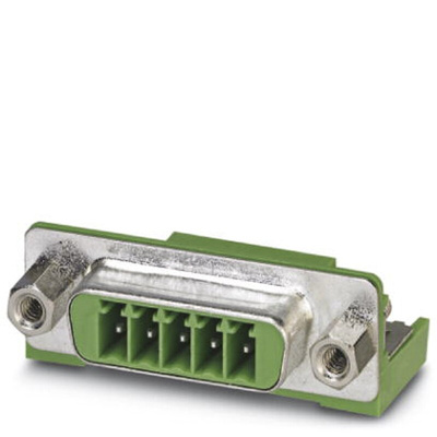 Phoenix Contact PSC 5 Way Through Hole D-sub Connector Plug, 3.5mm Pitch