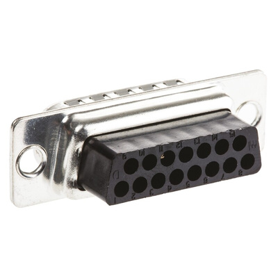 TE Connectivity Amplimite HDP-20 15 Way Cable Mount D-sub Connector Plug