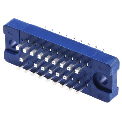 Hirose 1600 24 Way Cable Mount D-sub Connector Plug, 2.5mm Pitch