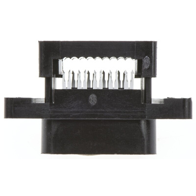 TE Connectivity Amplimite HDF-20 9 Way Right Angle Cable Mount D-sub Connector Plug, 2.77mm Pitch