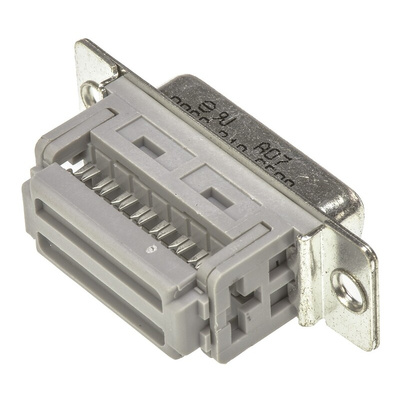 HARTING D-Sub Standard 15 Way Right Angle Cable Mount D-sub Connector Socket, 2.77mm Pitch