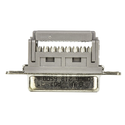 HARTING D-Sub Standard 15 Way Right Angle Cable Mount D-sub Connector Socket, 2.77mm Pitch
