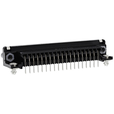 TE Connectivity Amplimite HD-20 37 Way Right Angle Through Hole D-sub Connector Plug, 2.75mm Pitch, with 4-40 UNC