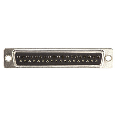 TE Connectivity Amplimite HD-20 37 Way Panel Mount D-sub Connector Socket, 2.77mm Pitch