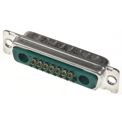 Amphenol ICC DW 17 Way Panel Mount D-sub Connector Plug
