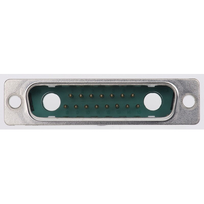 Amphenol ICC DW 17 Way Panel Mount D-sub Connector Plug