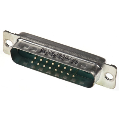 Amphenol ICC DW 17 Way Panel Mount D-sub Connector Plug