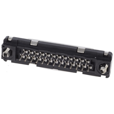 Amphenol FCI Delta D Series, 25 Way Through Hole PCB D-sub Connector Socket, 2.76mm Pitch