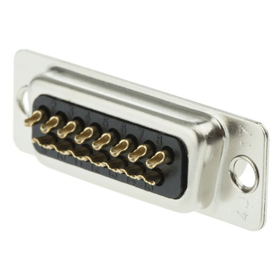Hirose HD 15 Way Panel Mount D-sub Connector Socket