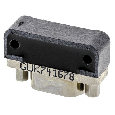 Glenair MWDM 15 Way Right Angle Through Hole D-sub Connector Socket, 2.54mm Pitch