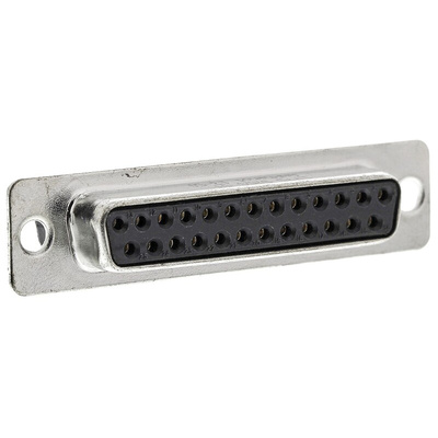 Amphenol 25 Way Cable Mount D-sub Connector Socket, 2.76mm Pitch