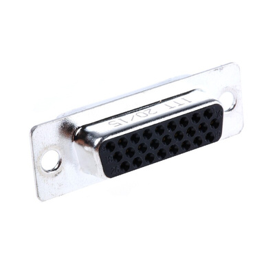 ITT Cannon ZD*A 26 Way Panel Mount D-sub Connector Socket, 2.29mm Pitch