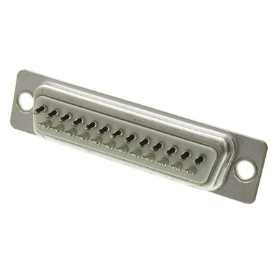 ASSMANN WSW A-DF 25 Way Panel Mount D-sub Connector Socket, 2.77mm Pitch