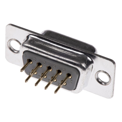 ASSMANN WSW A-DF 9 Way Through Hole D-sub Connector Socket, 2.77mm Pitch