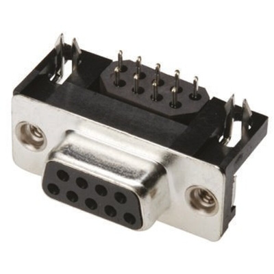 ASSMANN WSW A-DF 15 Way Right Angle Through Hole D-sub Connector Socket, 2.77mm Pitch