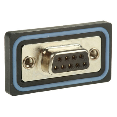ASSMANN WSW A-DF 9 Way Panel Mount D-sub Connector Socket, 2.77mm Pitch