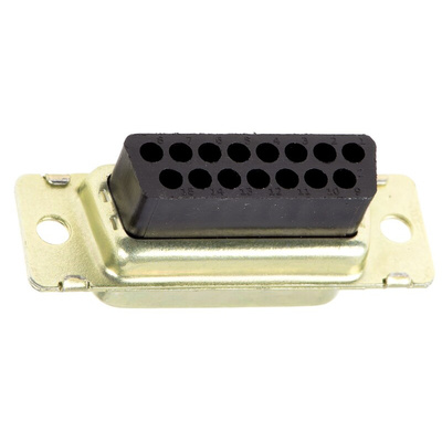 TE Connectivity Amplimite HDP-20 15 Way Cable Mount D-sub Connector Plug