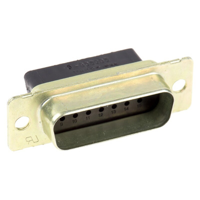 TE Connectivity Amplimite HDP-20 15 Way Cable Mount D-sub Connector Plug