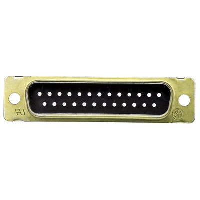 TE Connectivity Amplimite HDP-20 25 Way Cable Mount D-sub Connector Plug