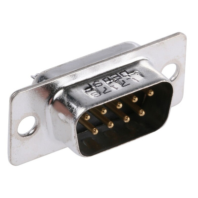 Amphenol ICC SD 9 Way Panel Mount D-sub Connector Plug