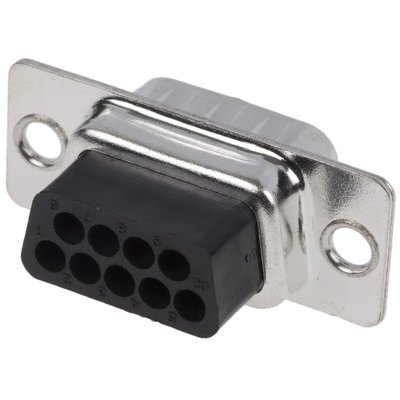 Amphenol L177RR 15 Way Cable Mount D-sub Connector Socket, 2.74mm Pitch