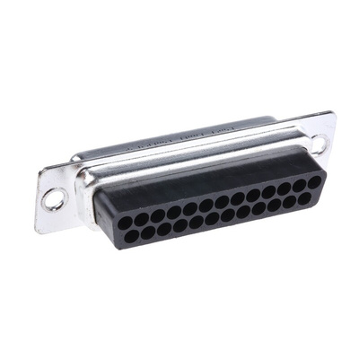 Amphenol L177RR 25 Way Cable Mount D-sub Connector Socket, 2.77mm Pitch