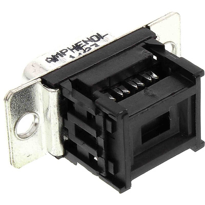Amphenol ICC DFR 37 Way Right Angle Cable Mount D-sub Connector Plug, 2.77mm Pitch