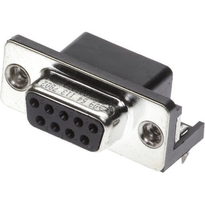 Harting D-Sub Filter 25 Way Right Angle Through Hole D-sub Connector Socket, 2.77mm Pitch, with 4-40 UNC Threaded