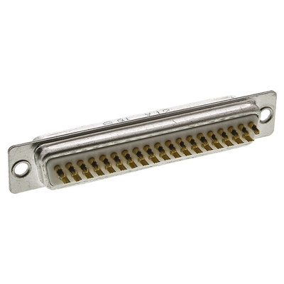 HARTING 37 Way Panel Mount D-sub Connector Socket, 2.77mm Pitch
