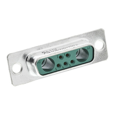 HARTING 7 Way Panel Mount D-sub Connector Socket