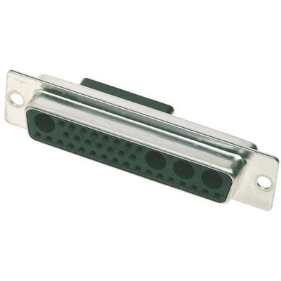 HARTING 32 (Signal), 4 (Power/Coax) Way Cable Mount D-sub Connector Socket