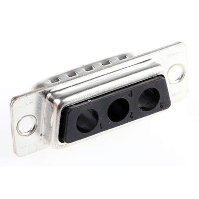 HARTING 3 Way Cable Mount D-sub Connector Plug, 6.86mm Pitch