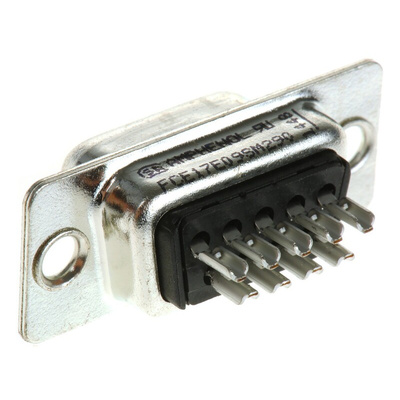 Amphenol ICC FCE17 9 Way Panel Mount D-sub Connector Socket