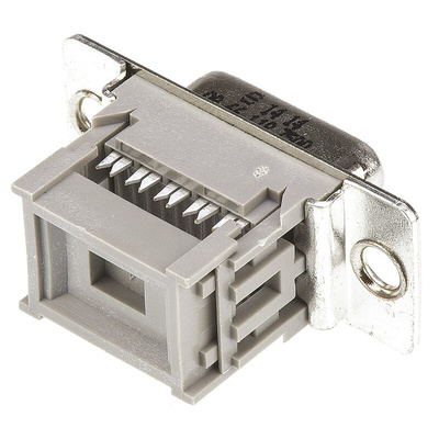 HARTING 9 Way Cable Mount D-sub Connector Socket, 2.77mm Pitch